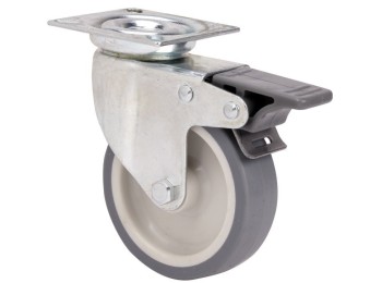 Rueda gir c/f 080mm tw0239 pl. 060kg goma gr alex