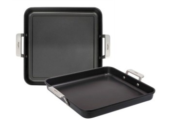 Grill plancha 28x28cm liso c/m ind al/fu aire valira