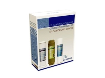 Cartucho osmosis sedimentos hidrowater nereo kit3 carbon gac