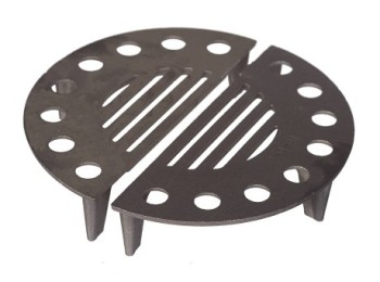 Parrilla estufa mixta 38cm h.f. nº4 theca