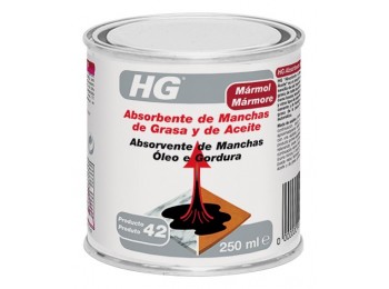 Absorbe manchas grasa/aceite hormigon-piedra hg 250 ml