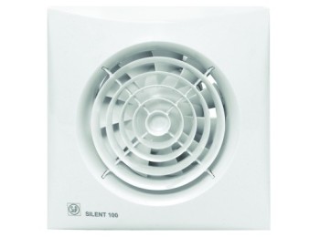 Extractor baño axial 95m3/h silenc c/a bl silent 100cz s&p
