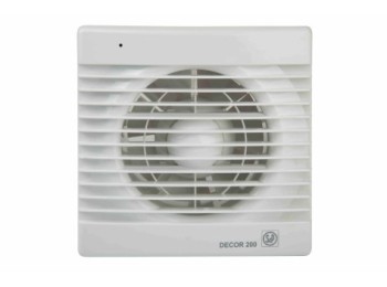 Extractor baño axial 185m3/h extrapl. c/a bl decor 200-c s&p