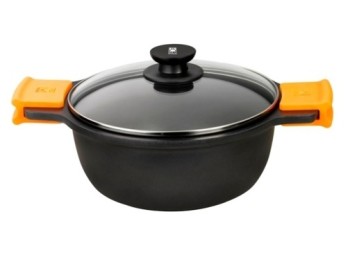 Cacerola alta 24cm c/tapa ind al/fu efficent bra