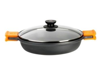 Cacerola baja 30cm c/tapa ind al/fu efficent bra