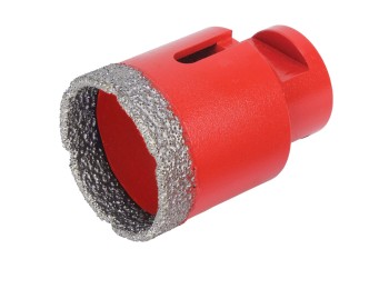 Corona perfor. porcelan. corte seco 043mm diam rubi