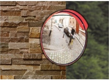 Espejo salida Ø80cm polic dicoal