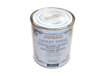 Pintura al agua para muebles 750 ml gr/inv chalky rust-oleum