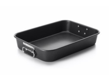 Rustidera horno 40x29x6,8cm antiadh acero moka ibili