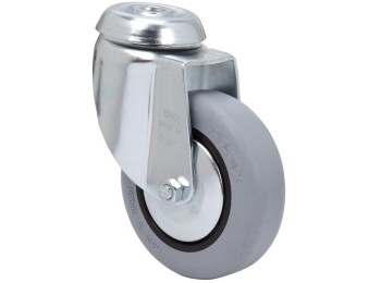 Rueda gir 100mm 3-0008 ag/pas 040kg.liso gom n/g bh pgi alex