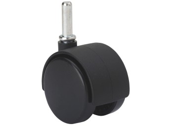 Rueda gir 050mm 1-0130 espiga 08x26.50mm 050kg neg z dek neg