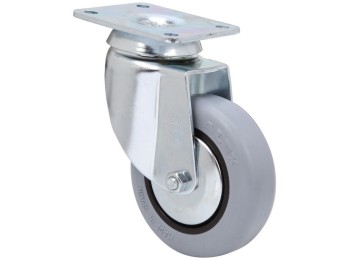 Rueda gir 080mm 1-0180 pl.070x055 060kg.liso gom n/g bh pgi