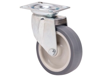 Rueda gir 060mm tw0230 pl. 050kg goma gr alex