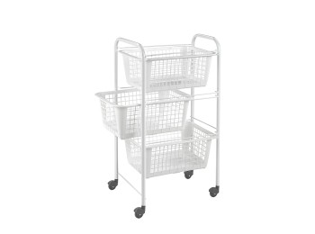 Verdulero coc 3c 38x30x68cm pl bl san diego metaltex