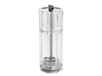 Molinillo pimienta 16cm man. con salero acril metaltex