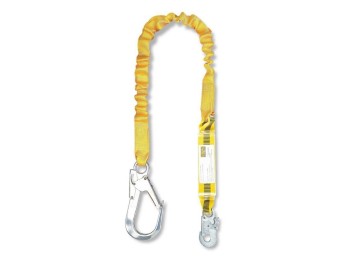 Absorbedor  seg 1,50mt elastico mosqueton gancho steel flex