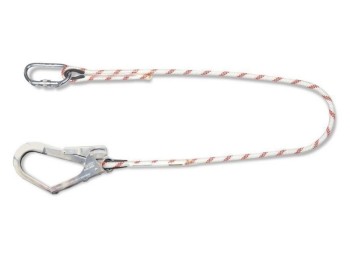 Cuerda seg 1,5mt 12mm Ø con mosquetones steelpro