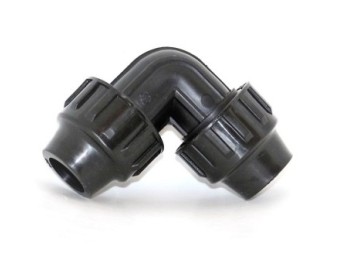 Codo riego 90º igual 32 mm fit pp natuur