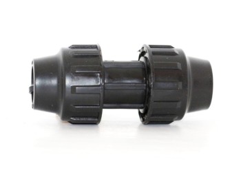 Manguito riego recto 25mm igual fit pp natuur