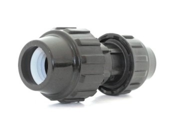 Manguito riego recto 32mm igual fit pp natuur