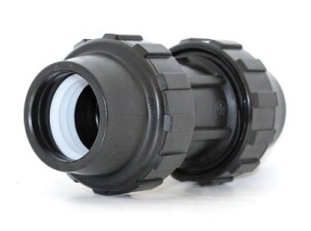 Manguito riego recto 40mm igual fit pp natuur