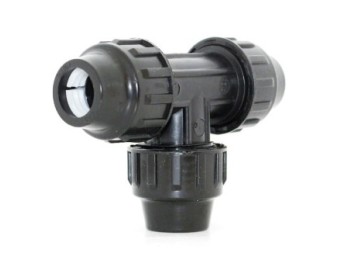Conector riego en t 32mm igual fit pp natuur