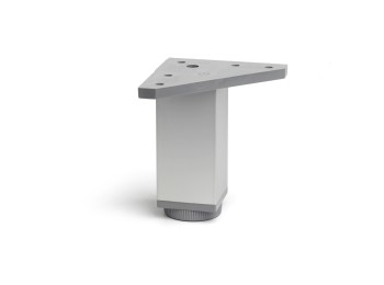 Pata mueb 40x40x100mm cda rei alu anod/mate 2-404.100.63