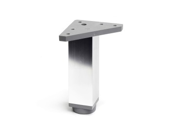 Pata mueb 40x40x150mm rda rei alu cr/bri 2-404.150.21