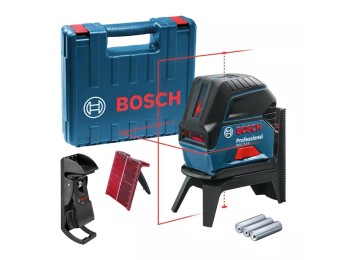 Nivel medic laser hasta 15mt p/cruzada gcl 2-15 + rm1  bosch