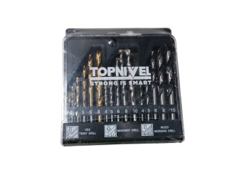 Broca metal/piedra/madera nivel 16 pz