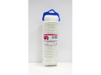 Goma elastica 08mm poliester/latex bl int.latex vivah 20 mt