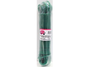 Cuerda forrada 04mm acero/pvc ver vivah 20 mt