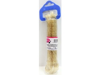 Cuerda forrada 04mm acero/pvc bl vivah 10 mt