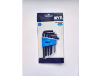 Llave allen 1,5-06mm nivel 8 pz