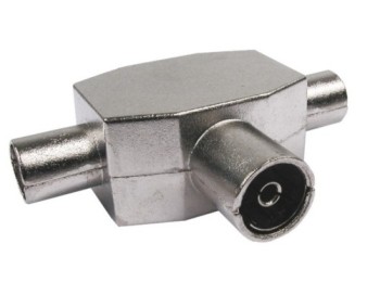 Distribuidor antena coaxial 2  h+1 m blindado tri met. axil