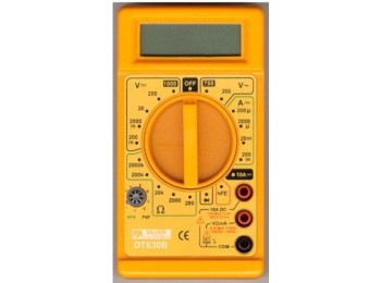 Multimetro elec digit. prec categoria ii dt830b silver elect