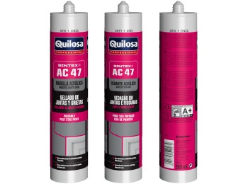 Sellador acril u/gral 300 ml gris sintex ac47 quilosa