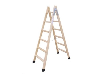 Escalera ind tijera 2,00mt 8 peldaños dob mad climent