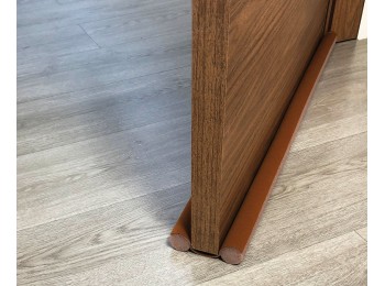 Burlete bajo pta 095cm doble rollo pvc marr burcasa