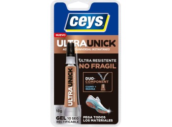Adhesivo instantaneo flex 10 gr tra gel superunick ceys