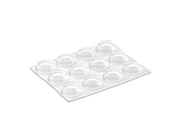 Tope prot.golpes Ø12,7x3,5mm adh antidesl tra gota inofix