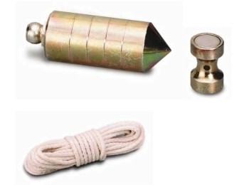 Plomada alb. 0500gr nuez magnetica jgo h. lat nusac