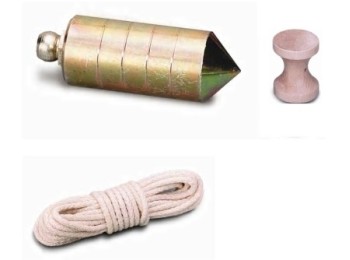 Plomada alb. 0500gr nuez madera jgo h. lat nusac