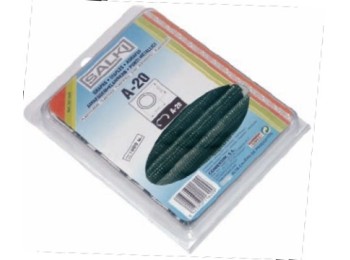 Grapa cercados anillada ac galvanizadas a-20 salki 200 pz