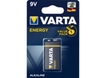 Pila alcalina 6lr61 9v energy varta
