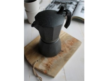 Cafetera italiana induccion 12tz alu gr stone oroley