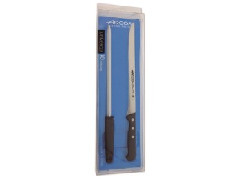 Cuchillo jamonero chaira 250mm ne inox arcos 285500 2 pz