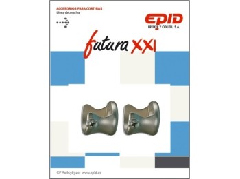 Soporte barra cort 19mm lateral met niq later futura 21 epid