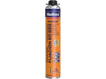 Espuma adh poliu. 750 ml multim fijacion 60seg pistola quilo