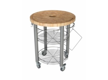 Carro coc 76x91cm rdo acero/madera chris&chris